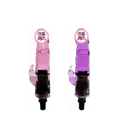 Tianxin Mini Massage Gun Head, Realistic Dildo-Shaped Attachment