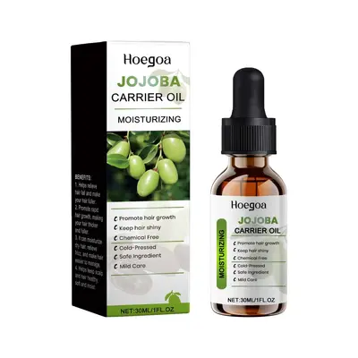 HOEGOA 荷荷巴油头发精油 头发滋润润泽护理光泽精华油