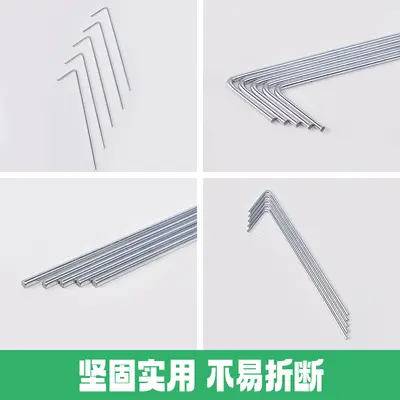 Type 7 Galvanized Ground Pegs for Weed Control Fabric and Outdoor Use - 3