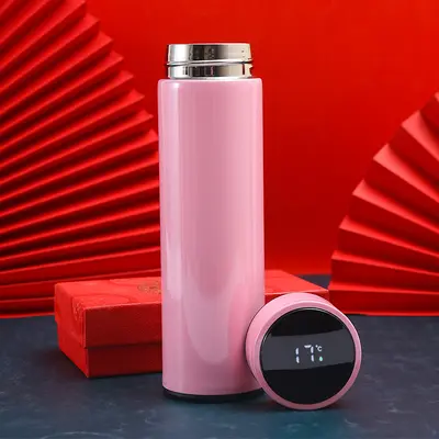 Smart Temperature Display 304 Stainless Steel Thermos Cup, Double-Wall - 9
