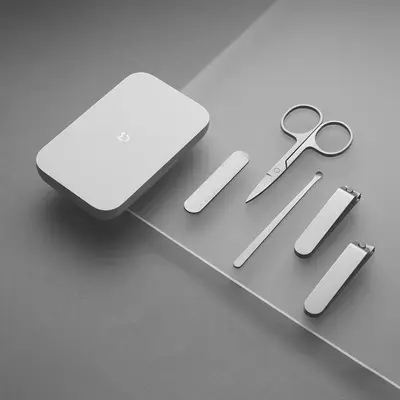 Xiaomi Stainless Steel Nail Clipper Set, Anti-Splash, Pedicure
