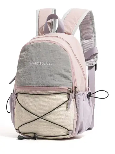 Outdoor Color-Block Backpack for Hiking and Camping - 9