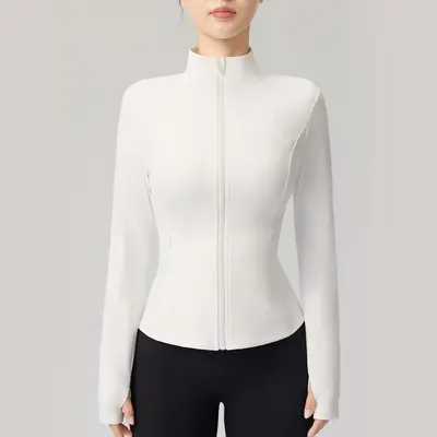 跨境红歌瑜伽服外套女运动健身上衣裸感收腹显瘦户外跑步瑜伽外套 - 10