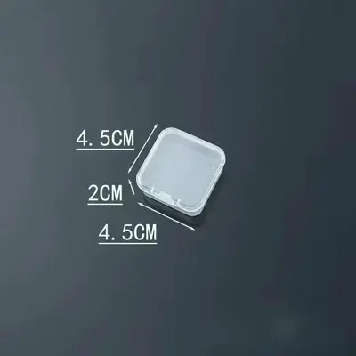 拼豆收纳盒正方形零件包装盒耳塞pp塑料五金配件饰品小盒子元件盒 - 11