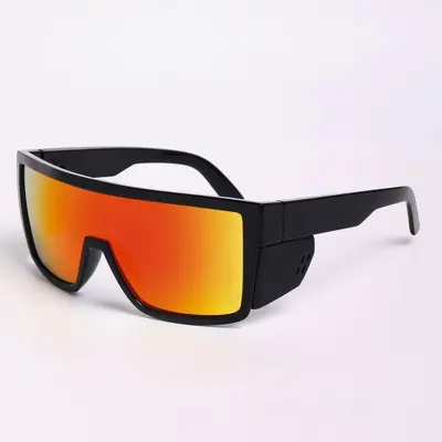 Winddichte Sport-Radsonnenbrille, Vollrahmen, polarisiert - 8