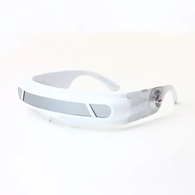 Retro Punk Space Sunglasses, UV-Protection, Laser Lenses