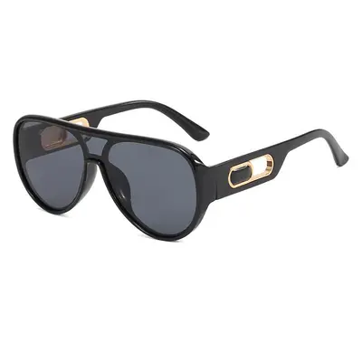 Retro-Sonnenbrille mit UV-Schutz, schlichtes Unisex-Design - 6
