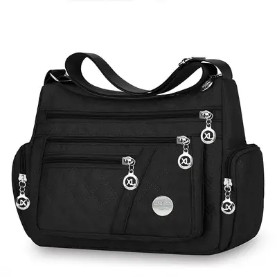 Middle-Aged Mom Dumpling Bag Solid Color Minimalist Single-Shoulder - 8