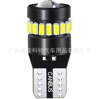 Car LED Width Marker Light T10 4014 24SMD W5W Canbus Interior License Plate Light - 9