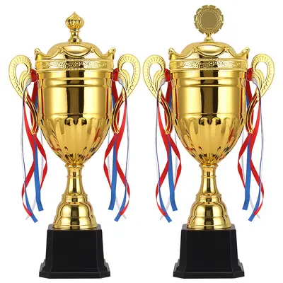 Metal Big Handle Sports Award Trophy, Universal Style