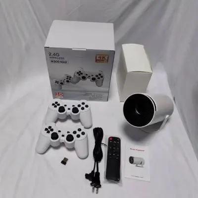 Cross-border Popular M300MAX Portable Home Projection Gaming Console 4K Quality RK3326H713 Chip Stable