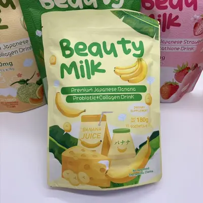 BeautyMilk Kollagenpulver mit Erdbeergeschmack - 10