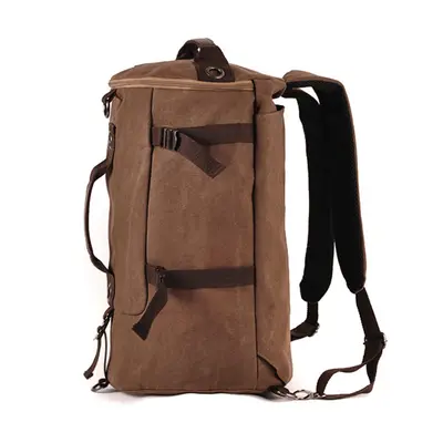 Leinwand-Rucksack für Herren, modische Schultasche, Jugend-Reisetasche, großvolumiger Computer-Rucksack, Crossbody-Tasche