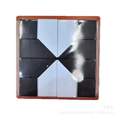 Eğitici Geometri Yapı Taşları çocuk Eğlenceli Bulmaca DIY Montaj Yaratıcı Siyah ve Beyaz Bloklar Düşünme Eğitimi çocuk Oyuncakları