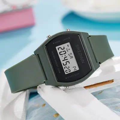 SIKEZHUN Digital Wristwatch, 30M Waterproof, Luminous - 10