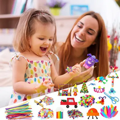 Early Education Kids Craft Material Kit, Creative DIY Toy Set - 2