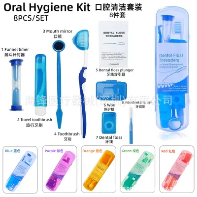 Oral care kit, teeth whitening set