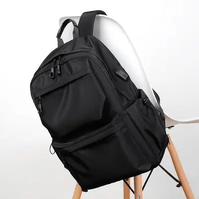 Men's Backpack, Large Capacity Schoolbag and Travel Bag with Laptop Compartment - 3