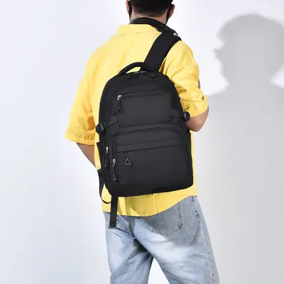 Large Capacity Korean-Style Casual Backpack for Students and Travel, Unisex - 3