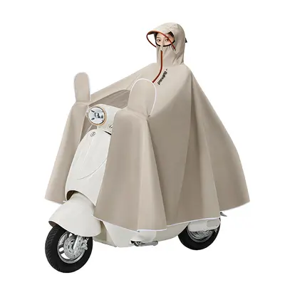 Elektrikli scooter yağmurluk kalınlaştırılmış tam vücut - 6