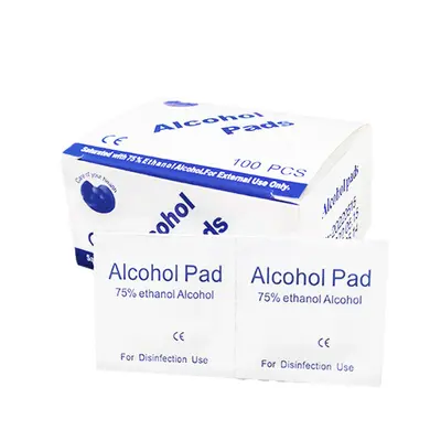 75% Alkohol Reinigungstücher 5*6cm Desinfektionstücher für digitale Bildschirme 100 Stück pro Karton Einweg-Desinfektionstücher