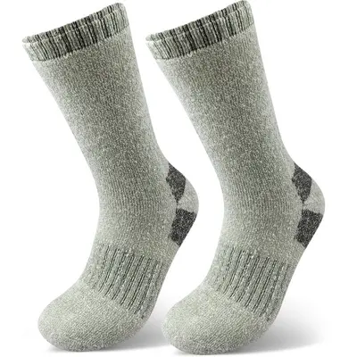 Men's Winter Fleece-Lined Thick Terry Mid-Calf Socks - 8