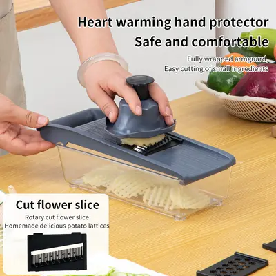 Multifunctional vegetable grater 7-in-1, slicer and cutter - 3