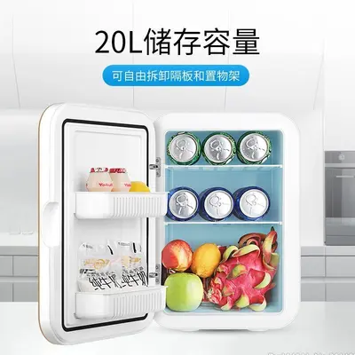 Mini Single-Door Refrigerator 20L for Cosmetics and Car