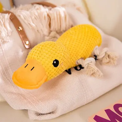 Chew-Resistant Squeaky Plush Dog Toy for Small Breeds - 7