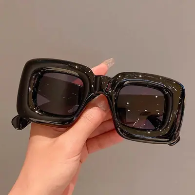 Kinder-Sonnenbrille mit eckigem Rahmen, verspieltes Design - 12