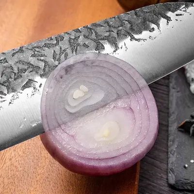 Japon somon sashimi bıçağı dövme