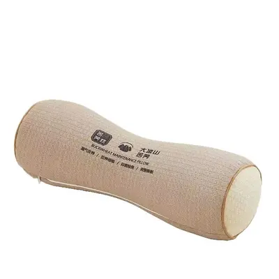 Buckwheat hull pillow, neck and waist support