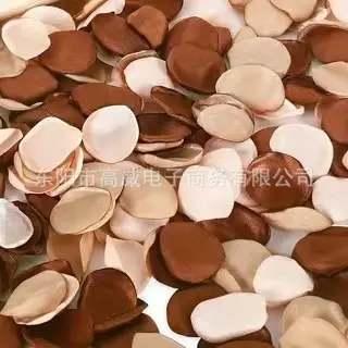 Silk Rose Petals and Simulated Leaves for Wedding and Party Decoration, 400 Pcs - 12