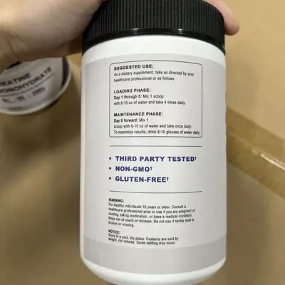 Cross-Border Bestseller Creatine Monohydrate Powder Private Label OEM Processing Fitness Supplement Energy