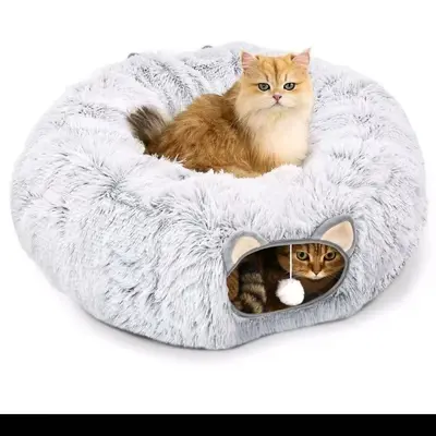 Katlanabilir kış kedi tüneli ve sıcak kedi yuvası, dört mevsim kullanım - 12