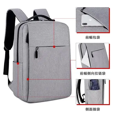 Oxford Men's Business Backpack Waterproof 15.6 inch Laptop - 4