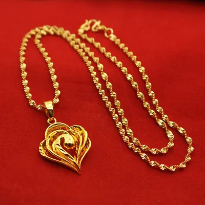 Women's Water Drop Pendant Necklace with Flower Collarbone Chain - 7