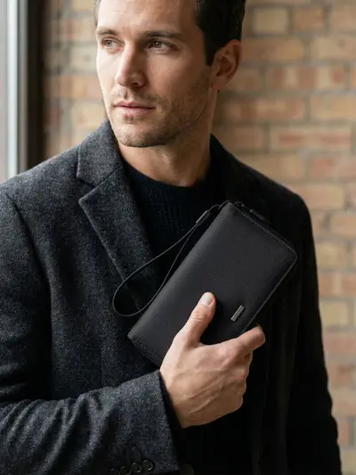 MARK RYDEN Herren-Langbrieftasche mit mehreren Kartenfächern - 3