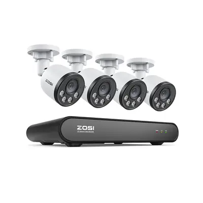 4MP POE Smart Security Camera Kit - 10