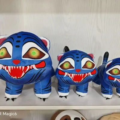 K-pop Demon Hunters Plush Toy, Anime Tiger Doll
