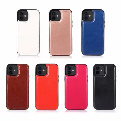 iPhone 16 Deri Kılıf, Çift Tokalı, Kartlık, Çift Taraflı Açılır
