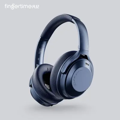 Fingertime auf dem Kopf montierte ANC aktive Geräuschunterdrückung Bluetooth-Kopfhörer A06 kabellose Bluetooth-Kopfhörer Fabrik Großhandel - 10