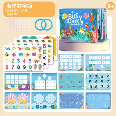 Stilles Aktivitätsbuch für Kinder - zum Reißen und Kleben - 8