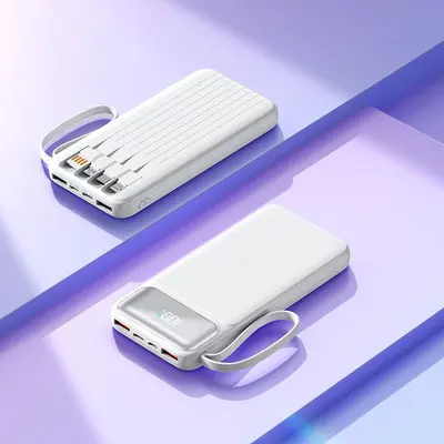 New 3C Certified Fast Charging Mobile Power Bank Large Capacity Ultra-Thin Portable Charger 10000mAh Power Bank Customizable - 7