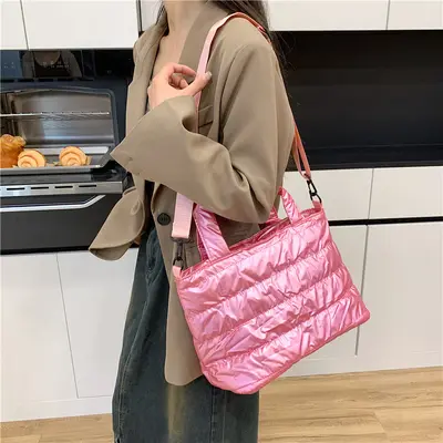 Korean-Style Embroidered Cloud Tote Bag, Women's Single-Shoulder Crossbody - 4