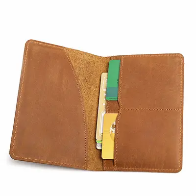 Reisepass-Etui Echtleder, Dokumenten-Organizer