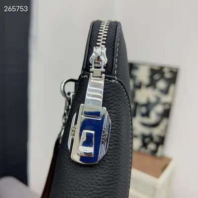 Men's Genuine Leather Clutch Bag, Large Capacity, Combination Lock - 3