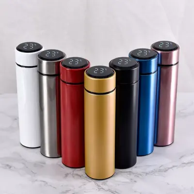 304 Stainless Steel Thermos Cup with Smart Temperature Display - 3