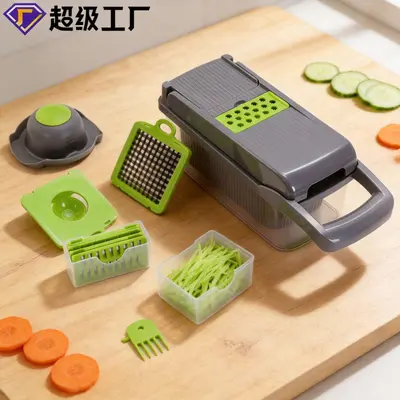 Multifunctional kitchen vegetable cutter for shredding, slicing and dicing potatoes - 3