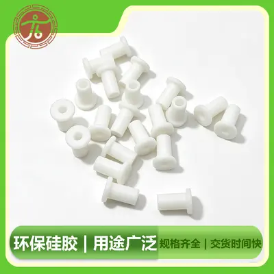 T-shaped silicone grommet 3 mm, heat-resistant, white